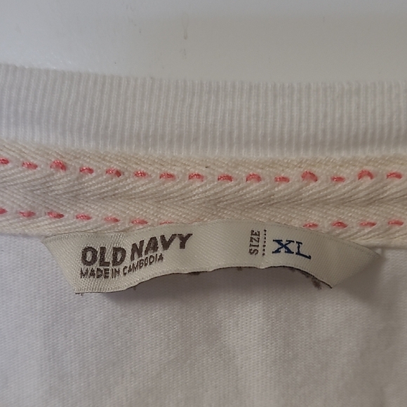 Old Navy White California Graphic Sweatshirt - Picture 3 of 6